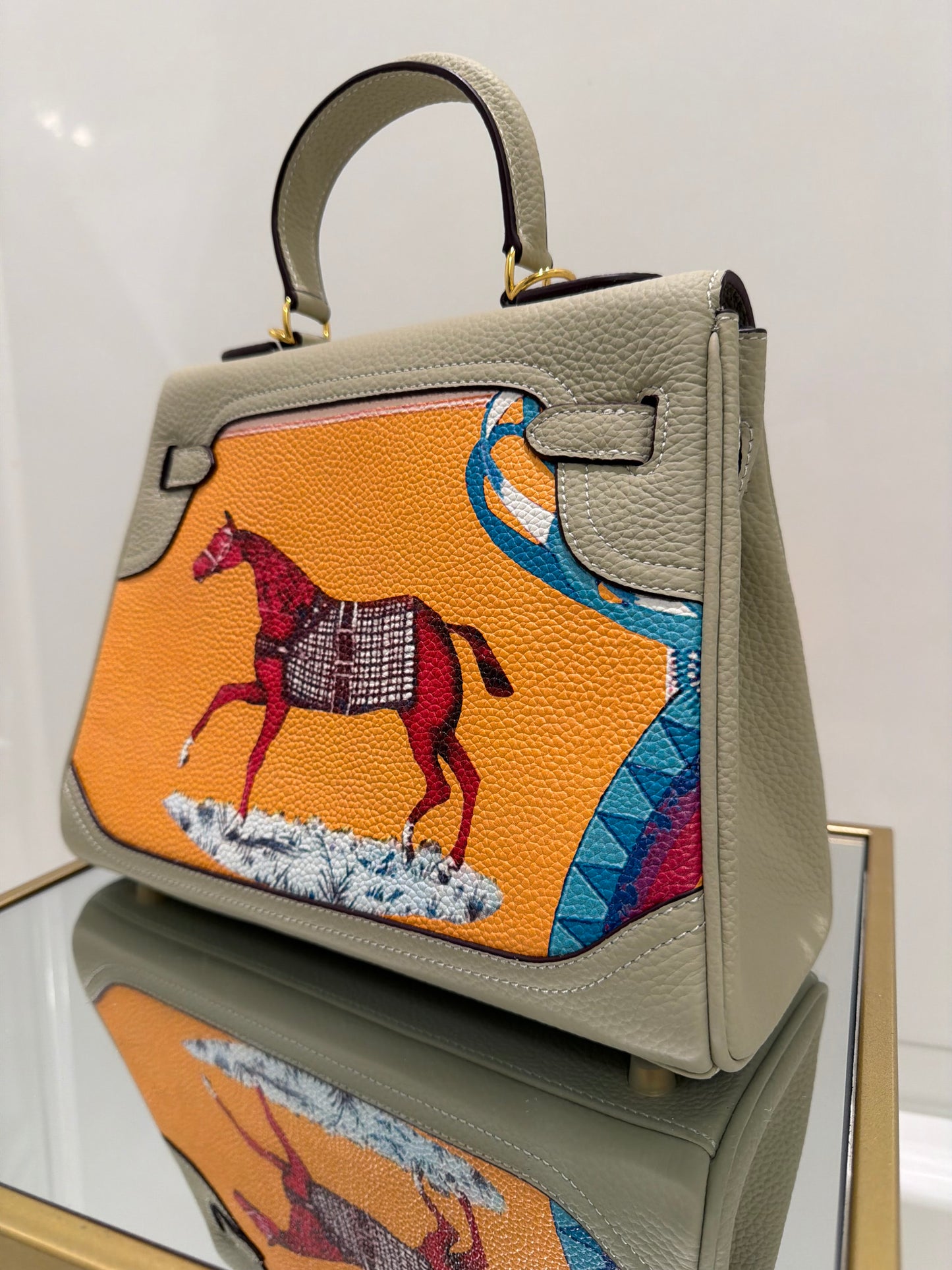 The Eugenia Bag- Crème Multi-Color