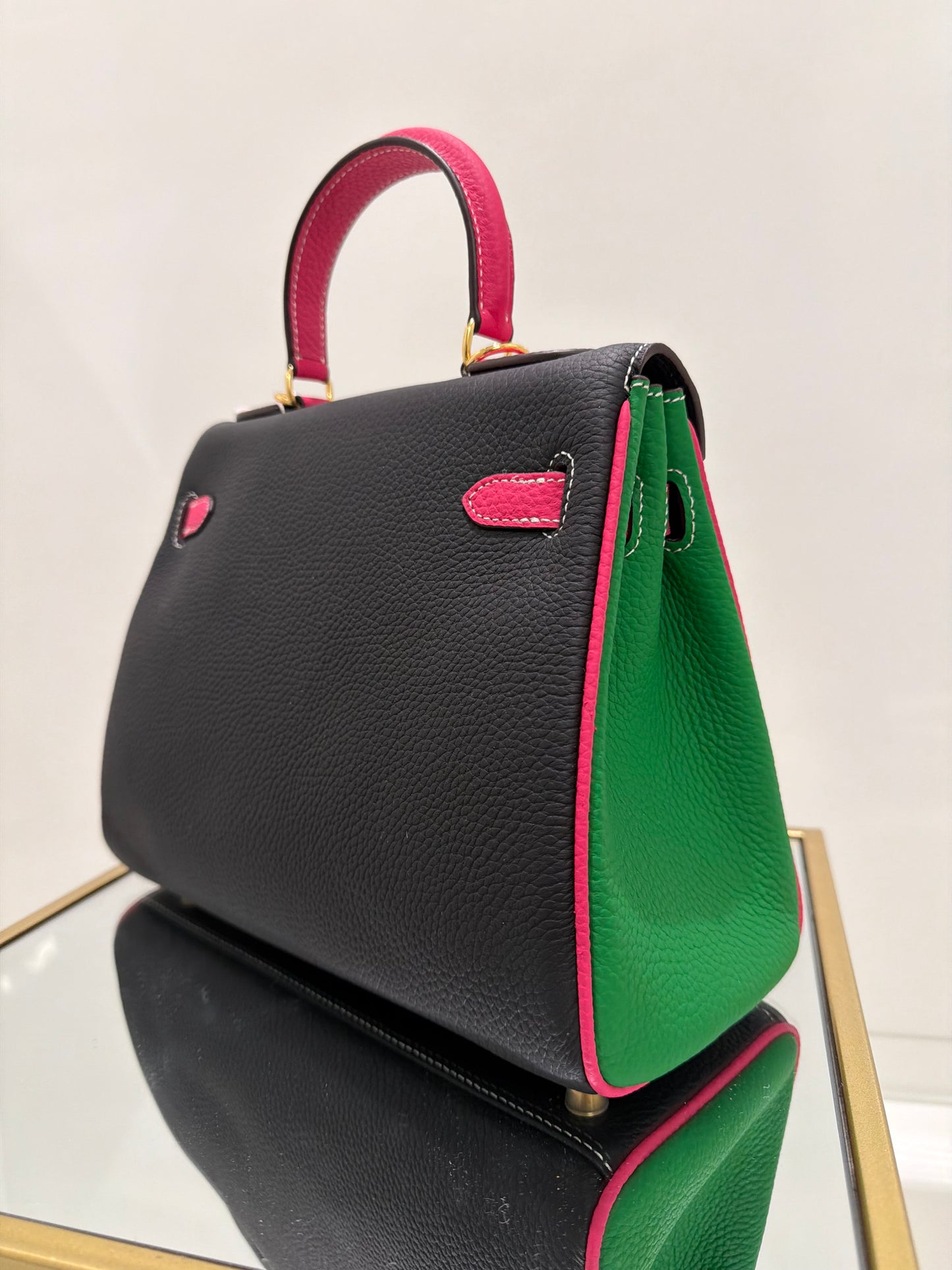 The Eugenia Bag- Pink Multi-Color