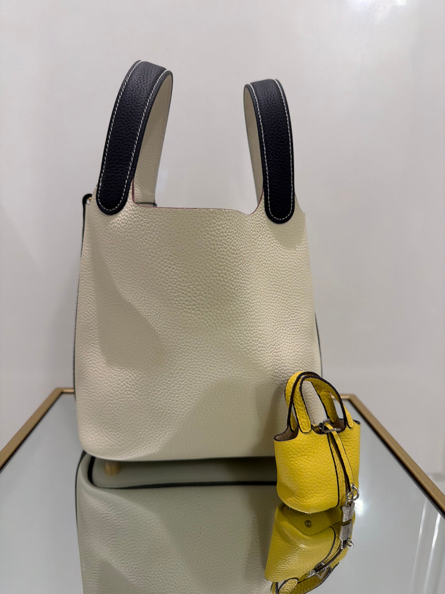 the Summer Bag - Cream Black