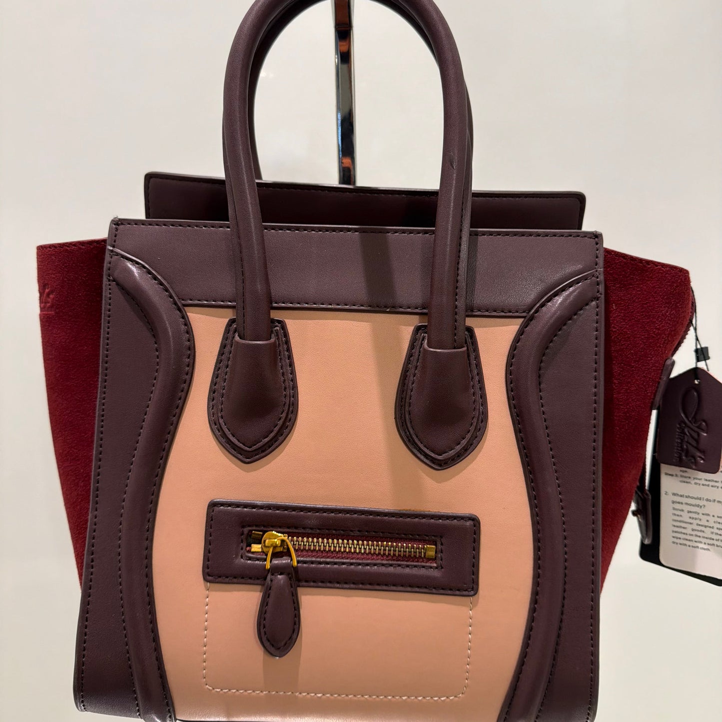 The Kayla Bag-Burgundy Multi Color