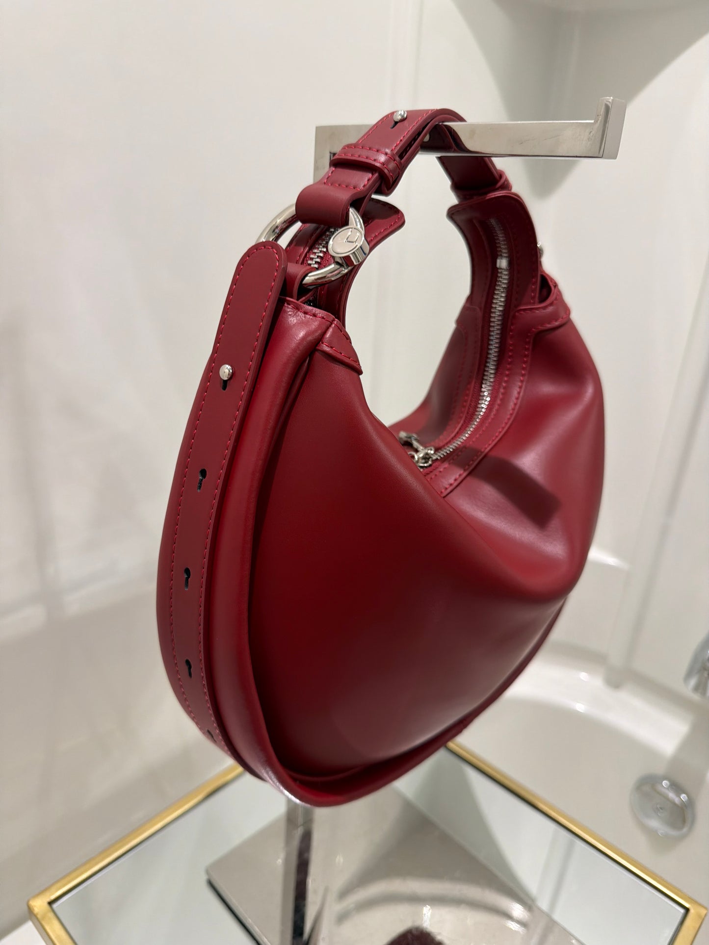 The Benita Bag- Burgundy L