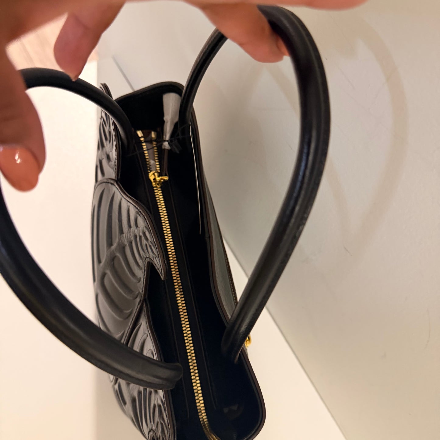 The Rajah Leaf Bag - Black