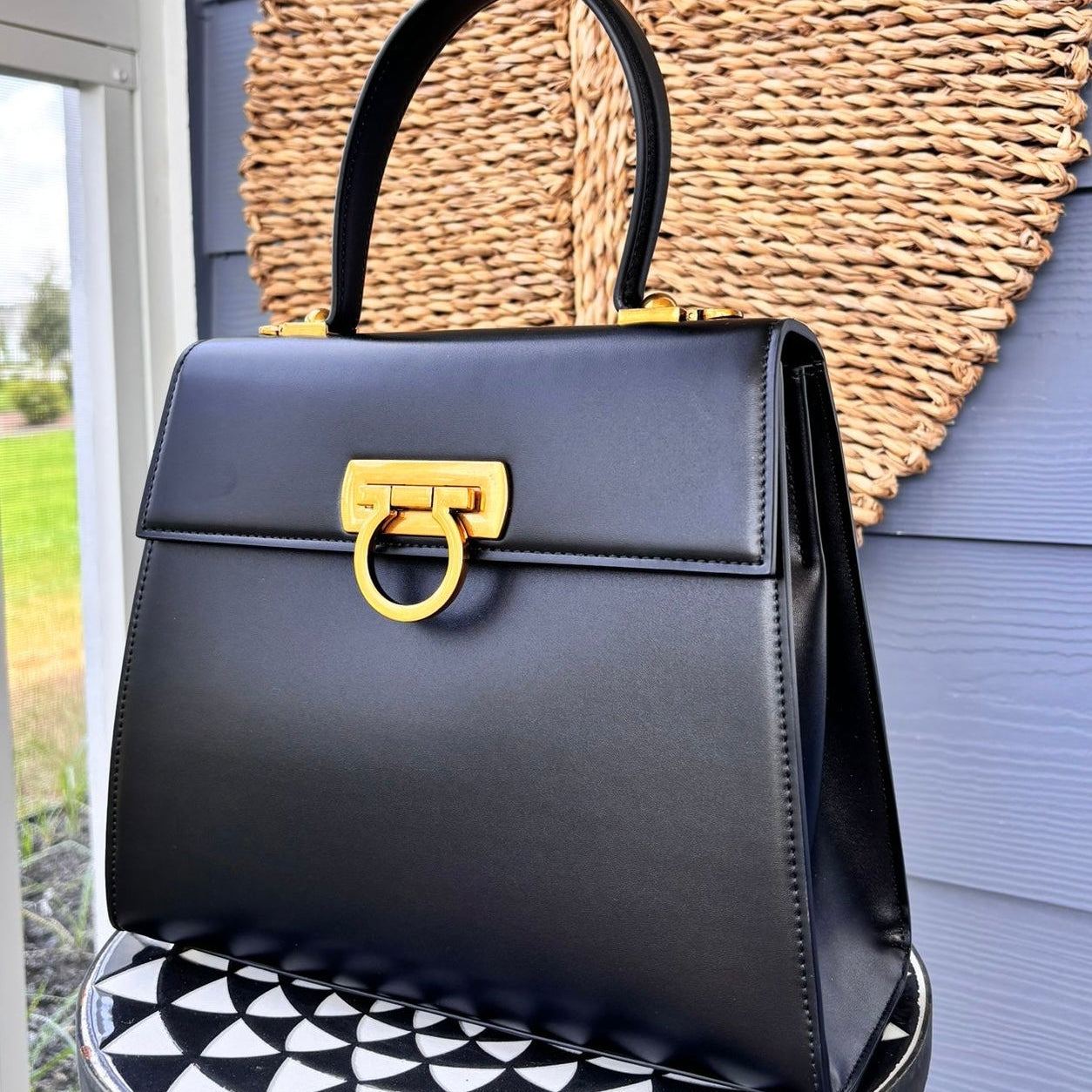 The Audrey Bag - Burgundy