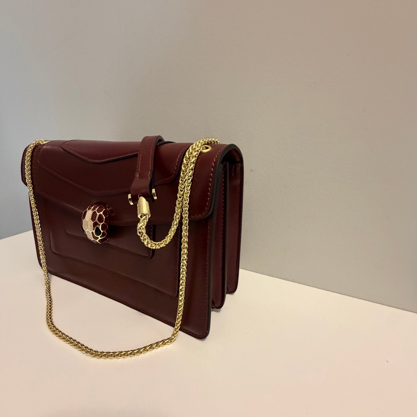 The Fia Bag Large Burgundy