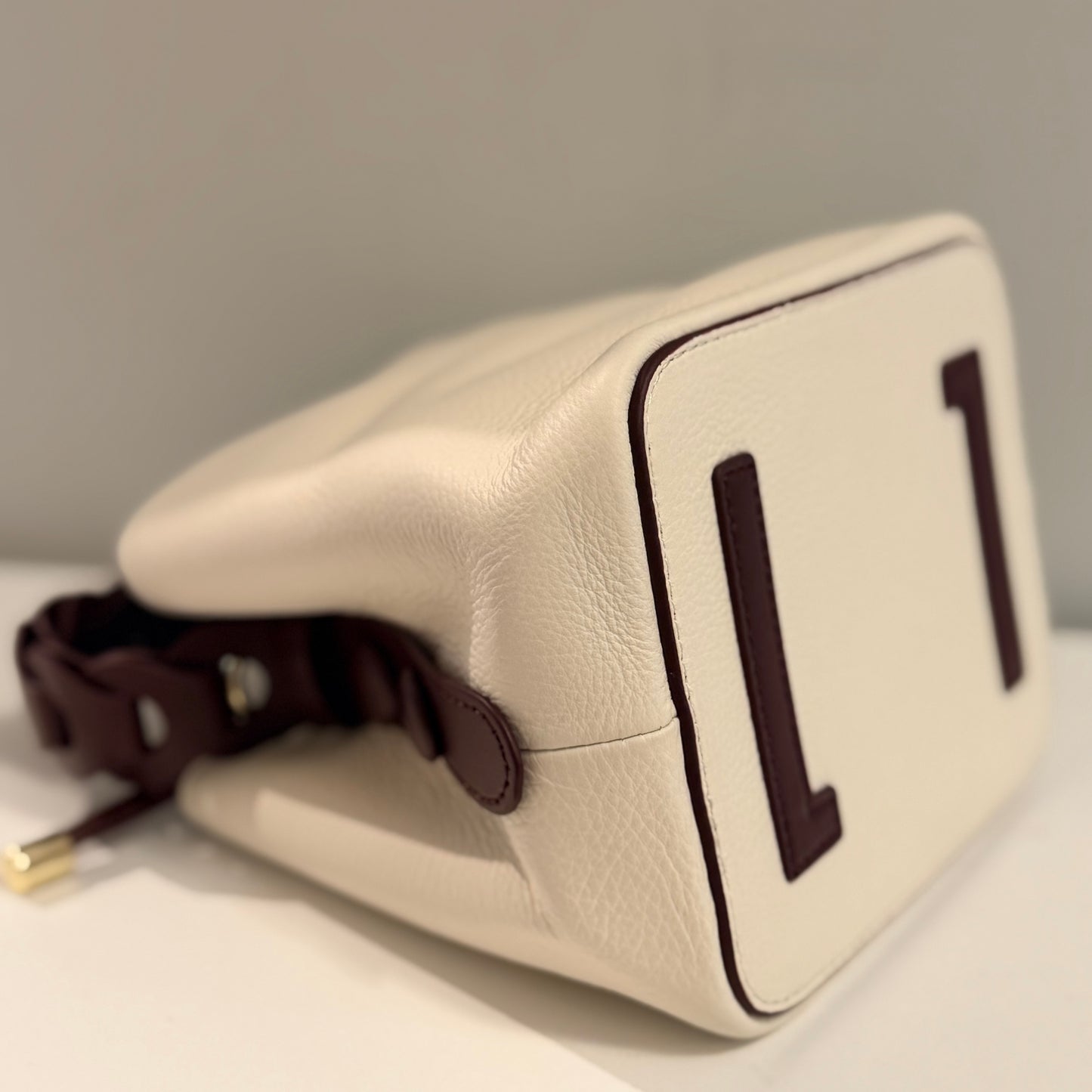 The Akua Bag -Multi Col Creme/Browm
