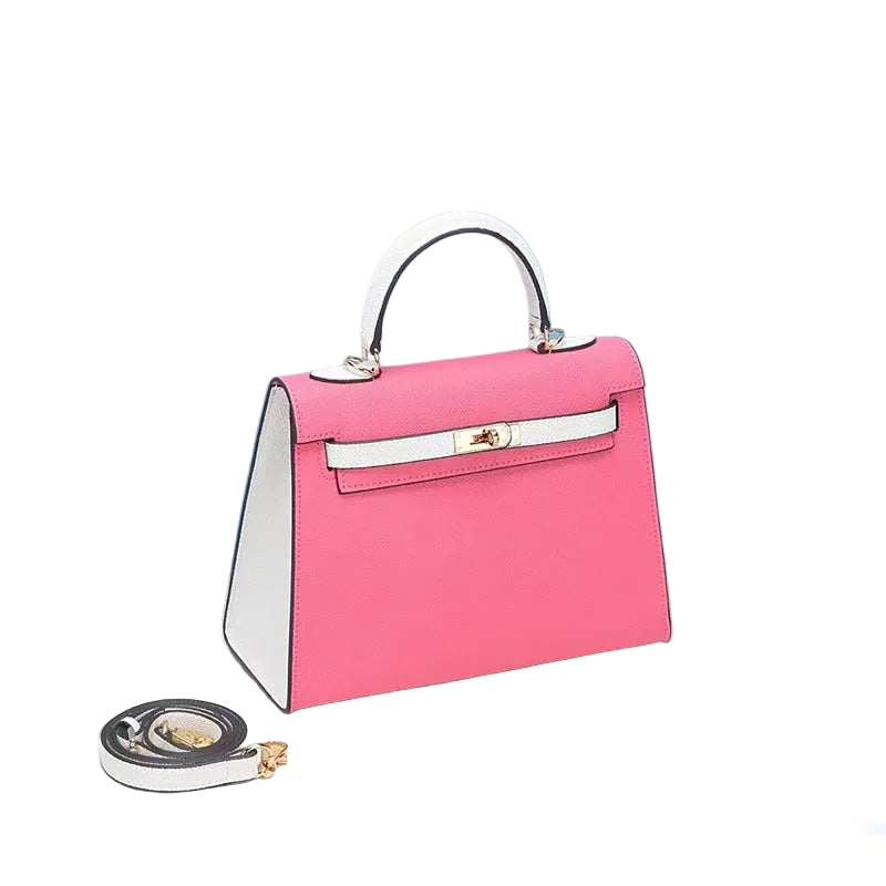 The Leslie Bag - Multi-Color (Pink & White)