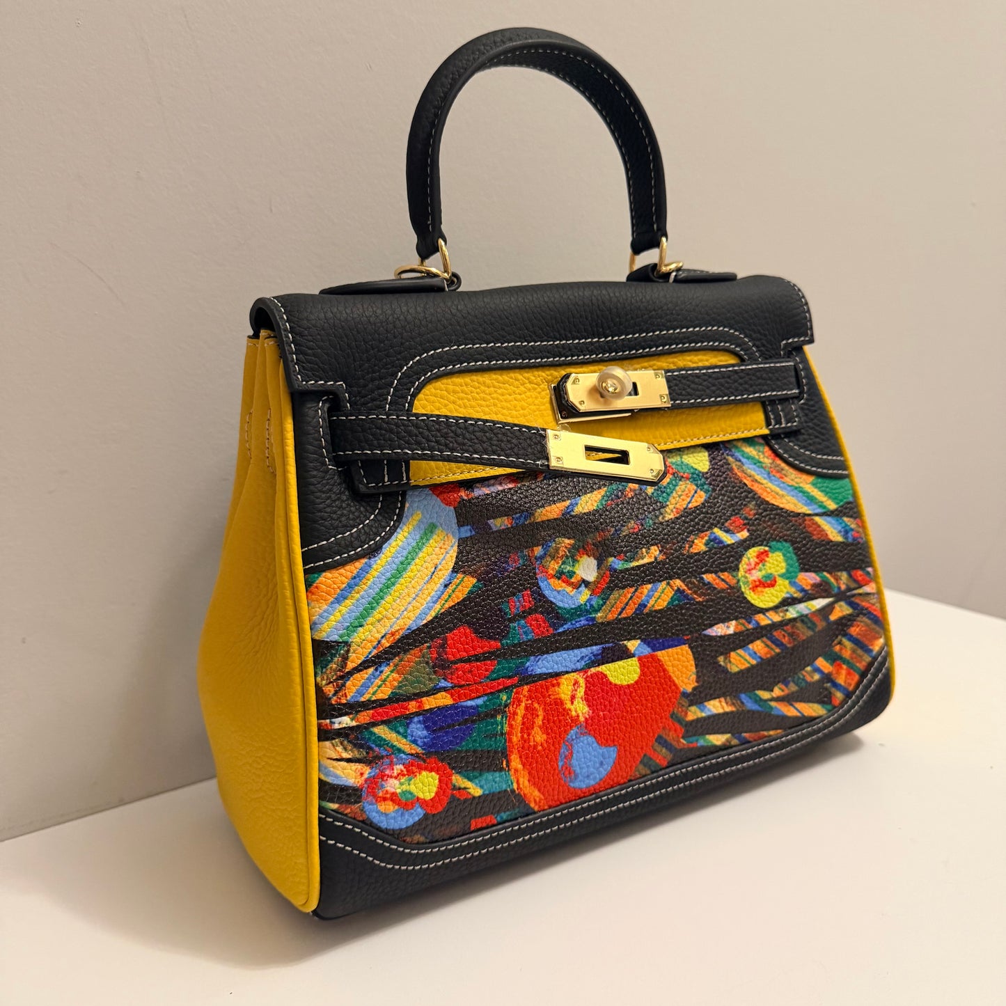 The Eugenia Bag- Yellow and Black