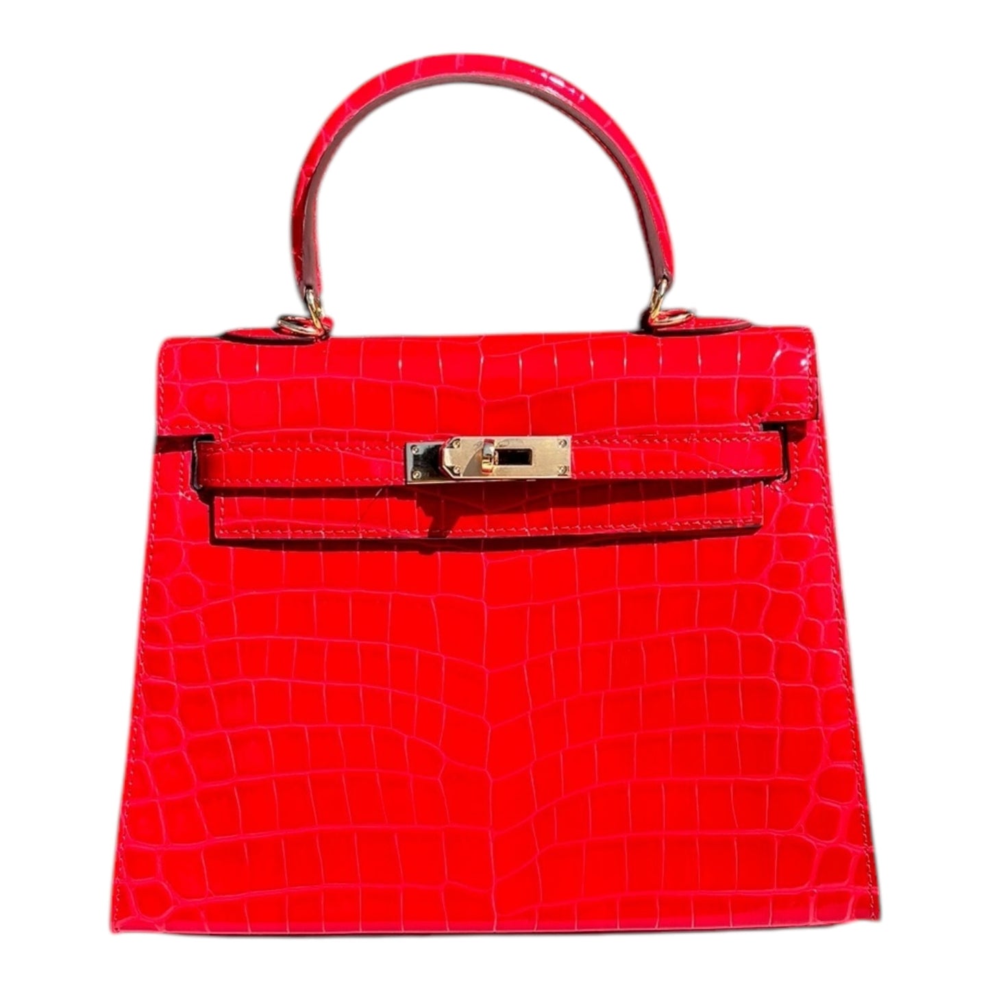 Embossed K bag
