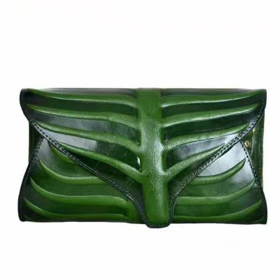 The Original Leaf Clutch-Brown