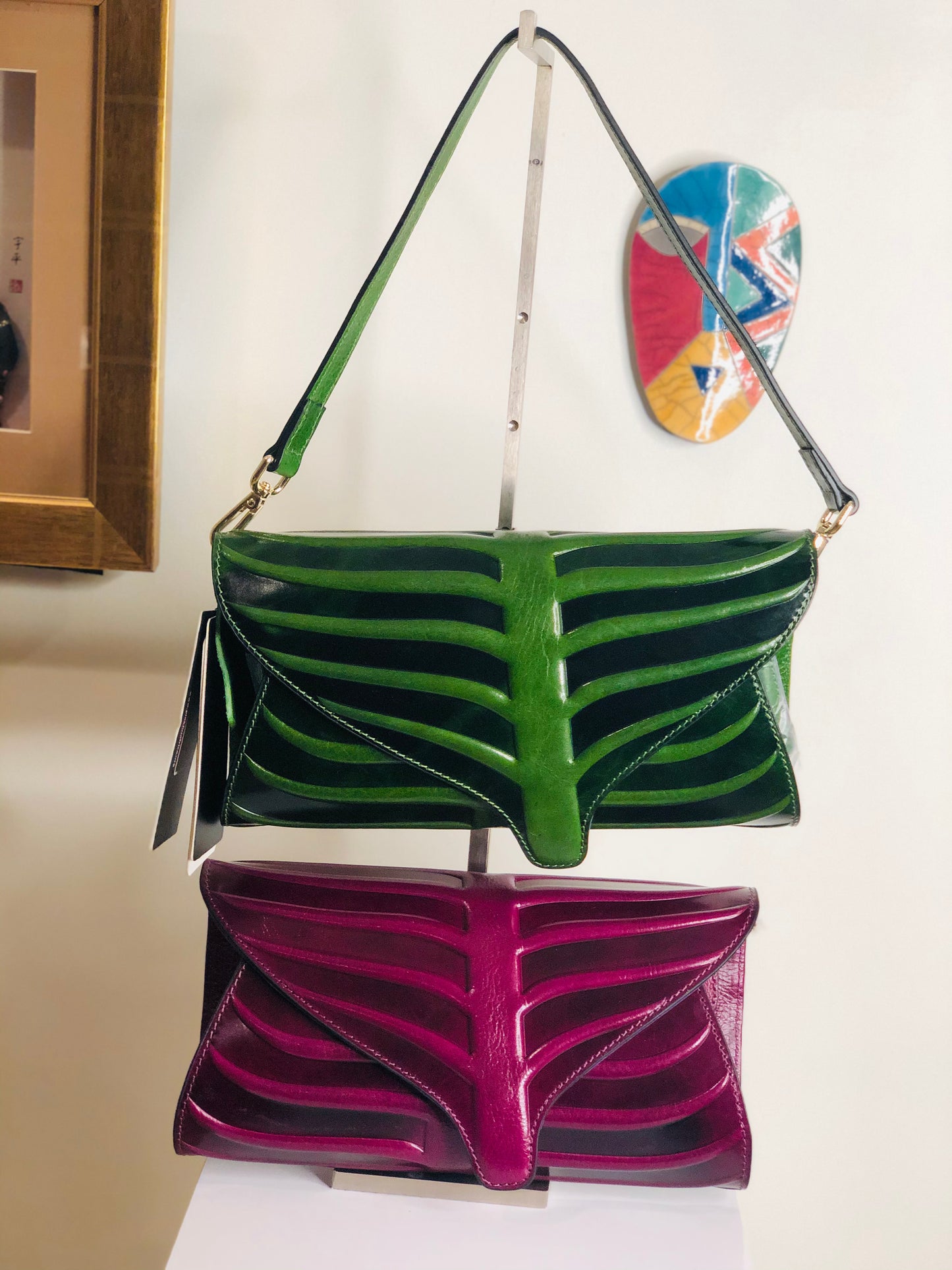 The Original Leaf Clutch-Brown