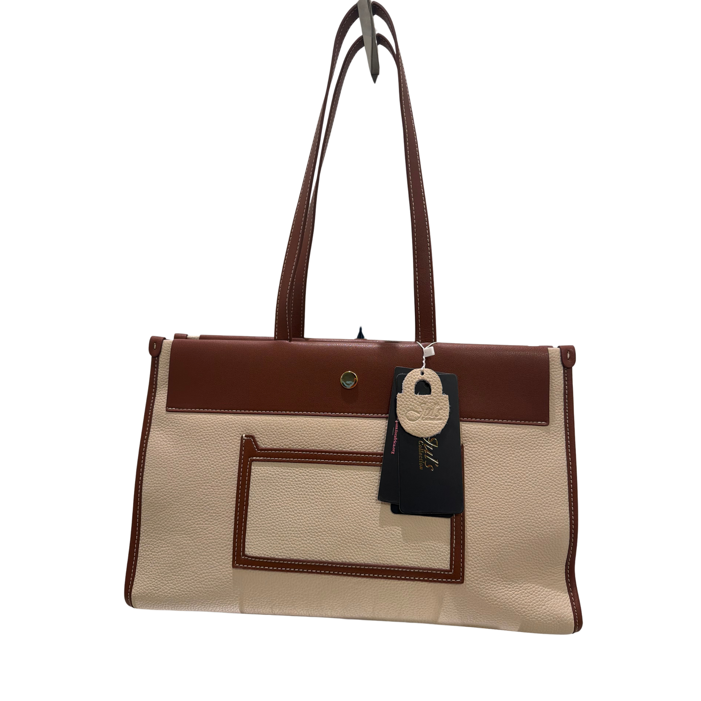 The Alice Bag -Multi Color Creme, Brown