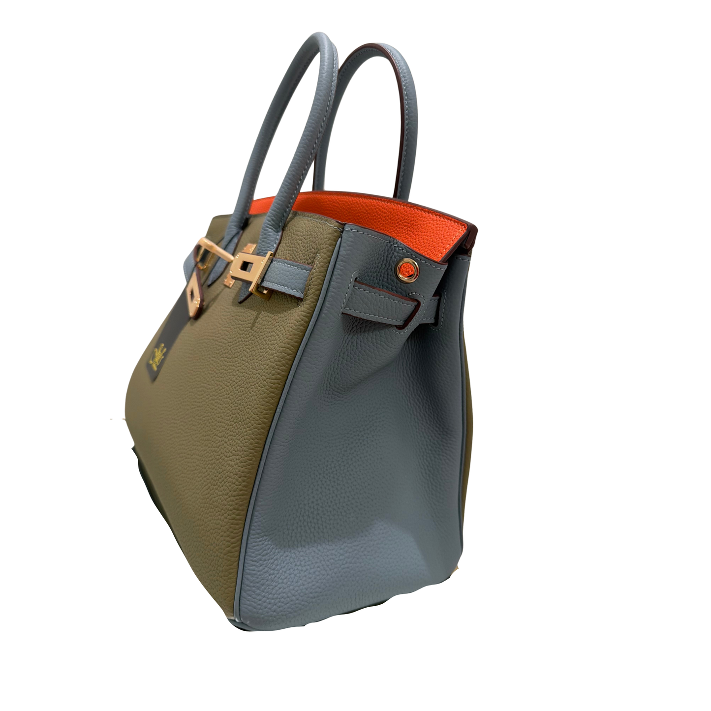 The Miss B Bag Multi Color Green,Blue,Orange.