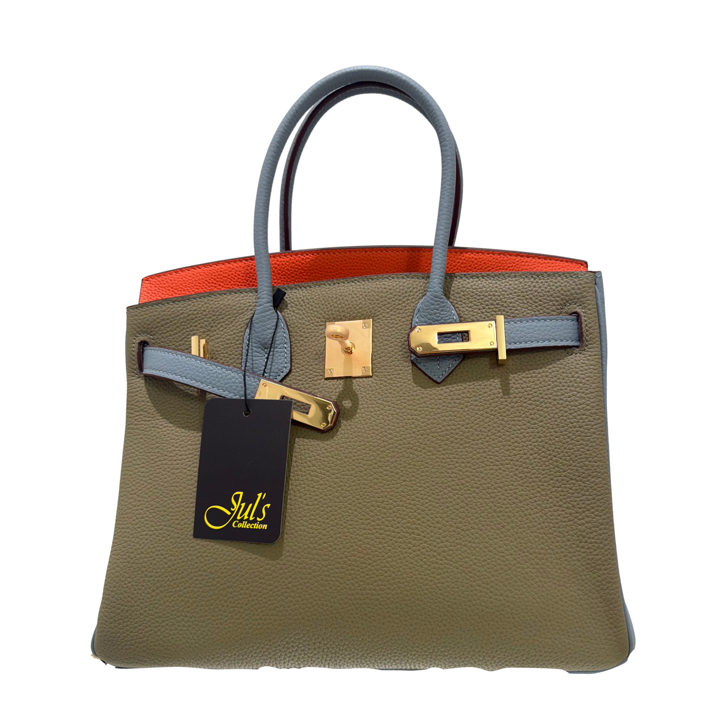 The Miss B Bag Multi Color Green,Blue,Orange.
