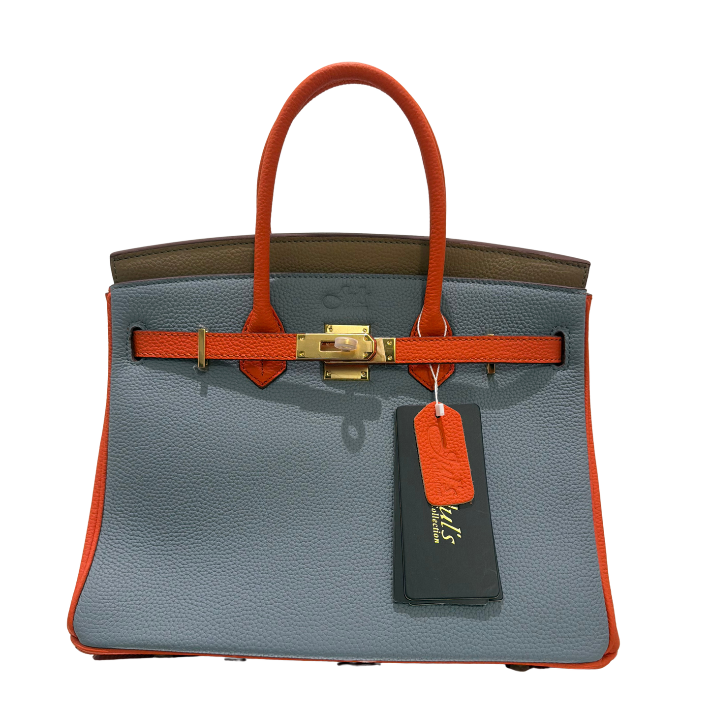 The Miss B Bag Multi Color Blue, Orange,Taupe
