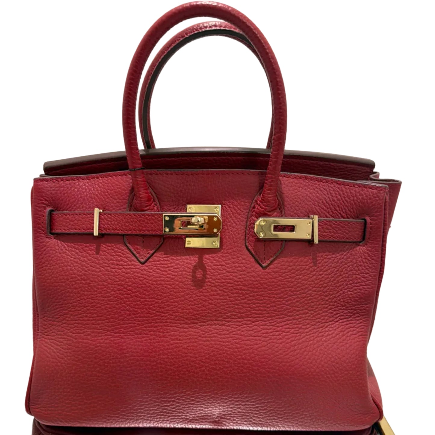 The Large B Bag - Burgundy