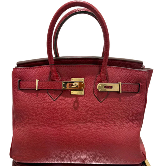 The Large B Bag - Burgundy
