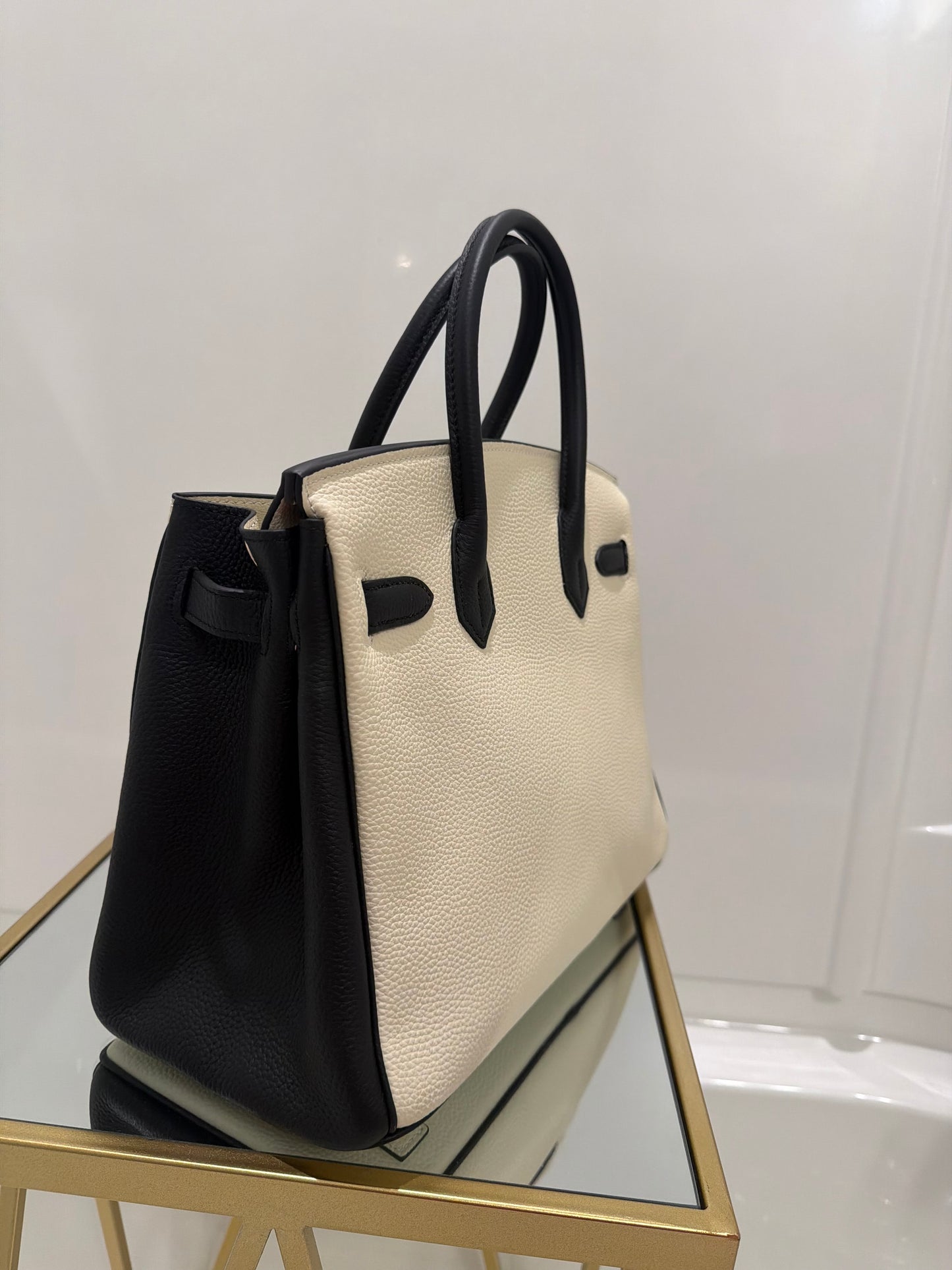 The Miss B Bag Multi Color Creme, Black