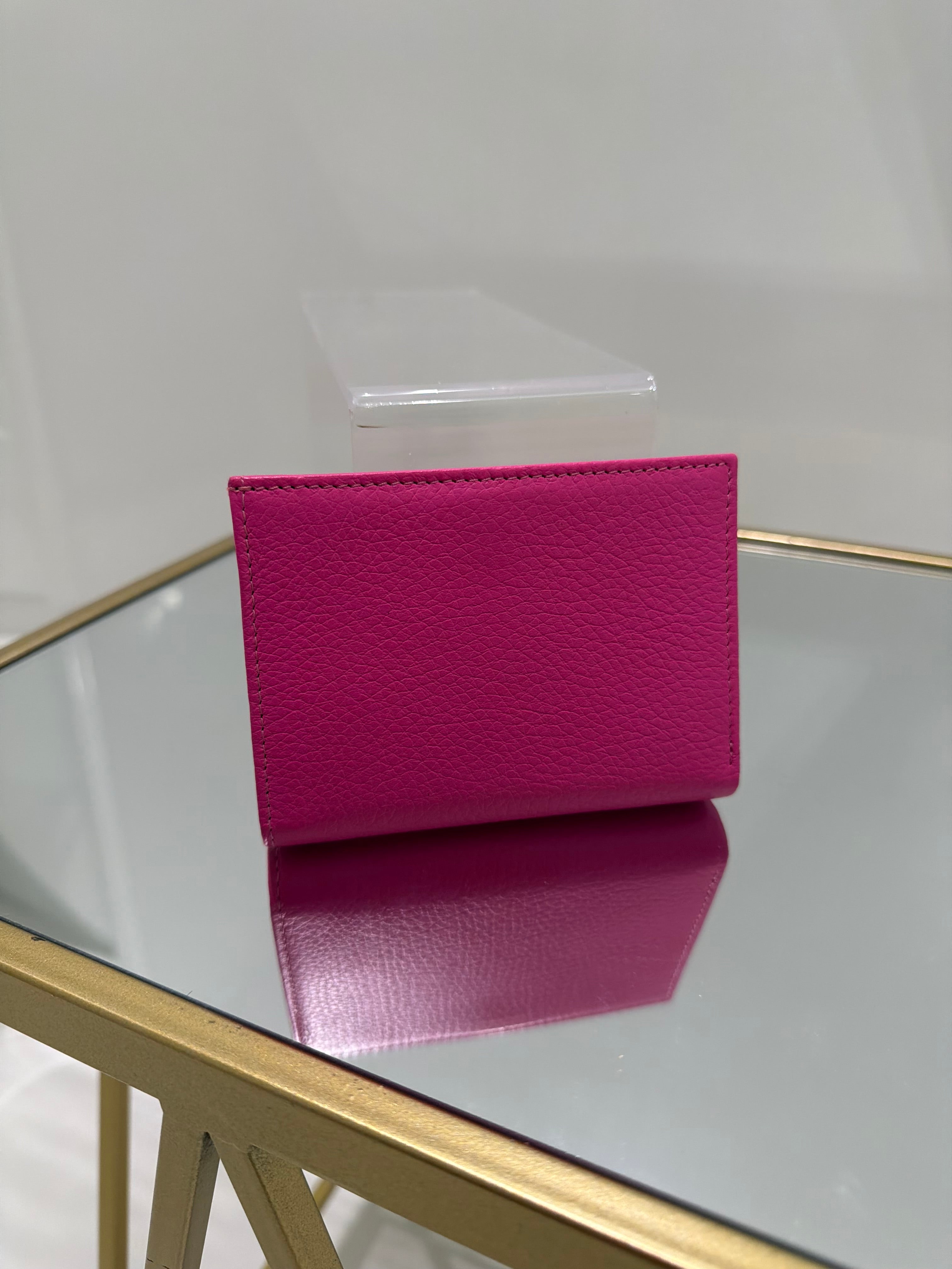 The Bifold Wallet -Medium Burgundy