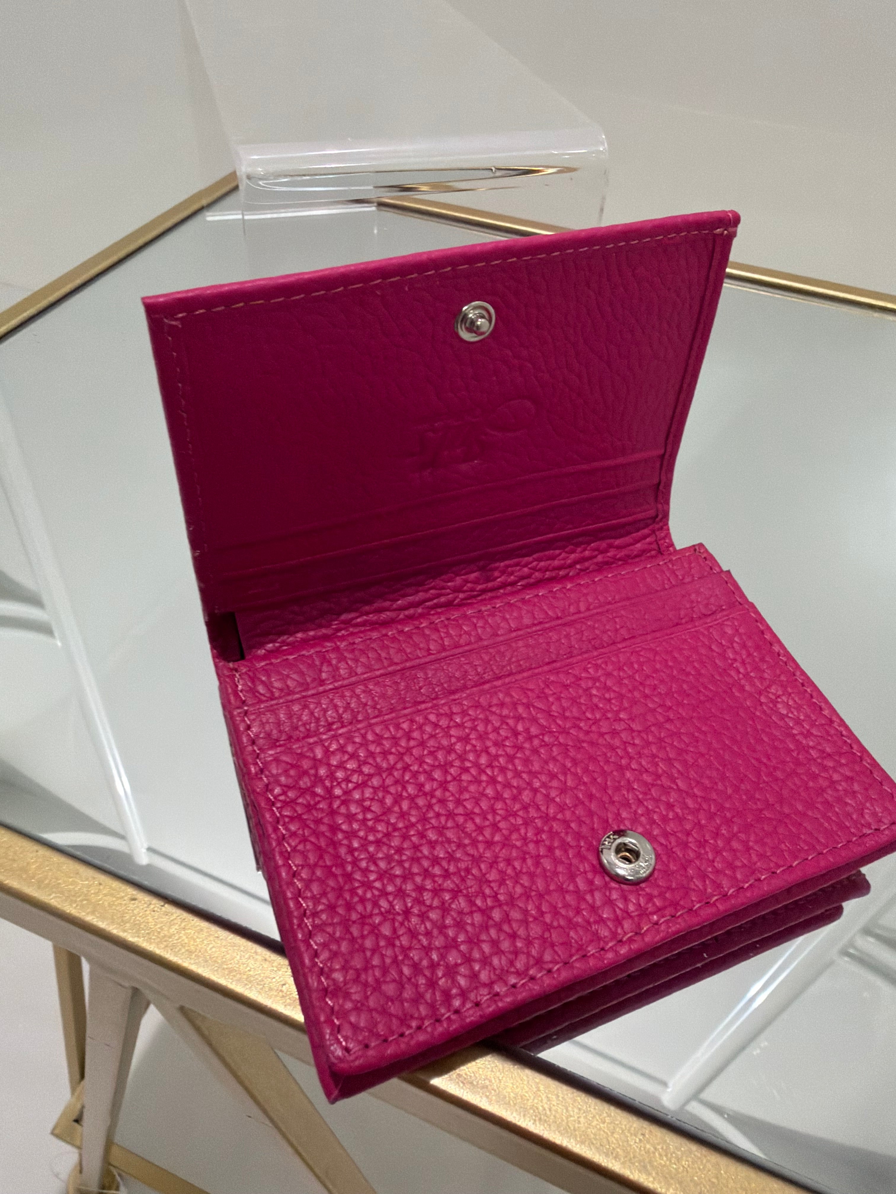 The Bifold Wallet -Medium Burgundy