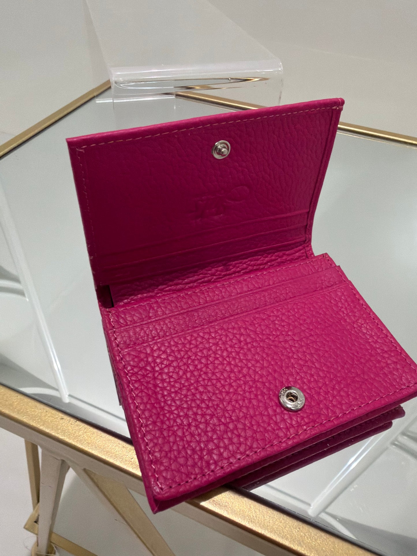 The Bifold Wallet -Medium Burgundy