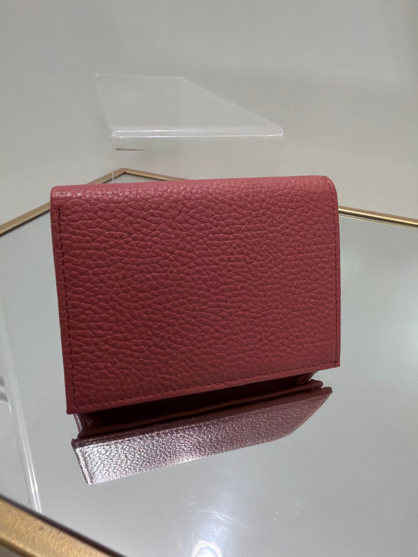 The Bifold Wallet -Medium Burgundy