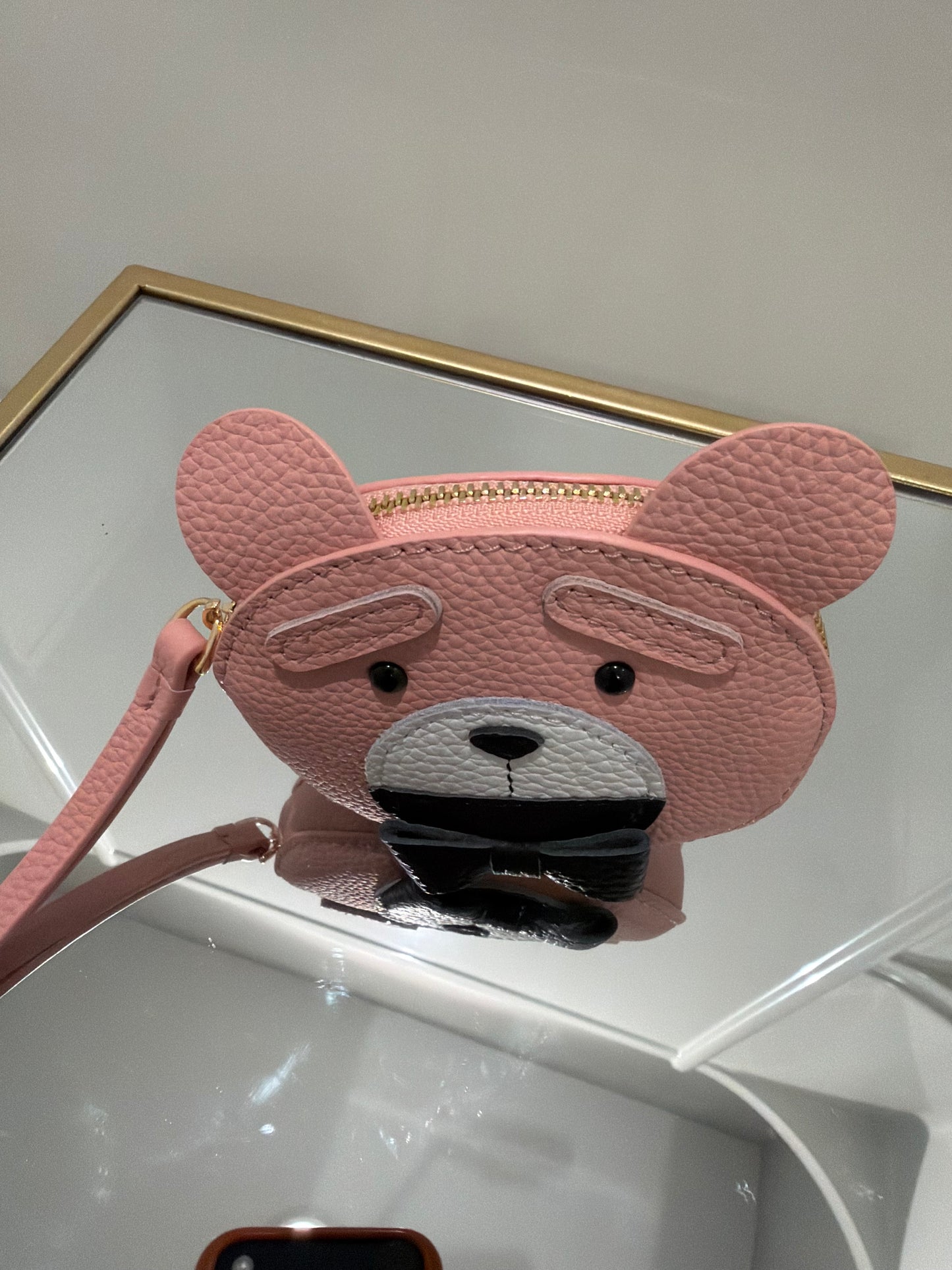 The Bear Coin Purse -Silver