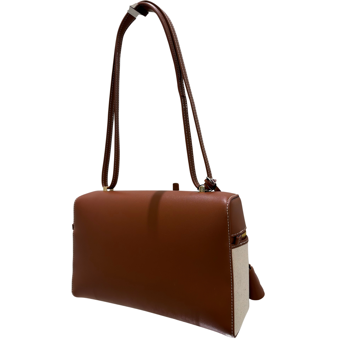 The Morgan Bag Brown & Canvas