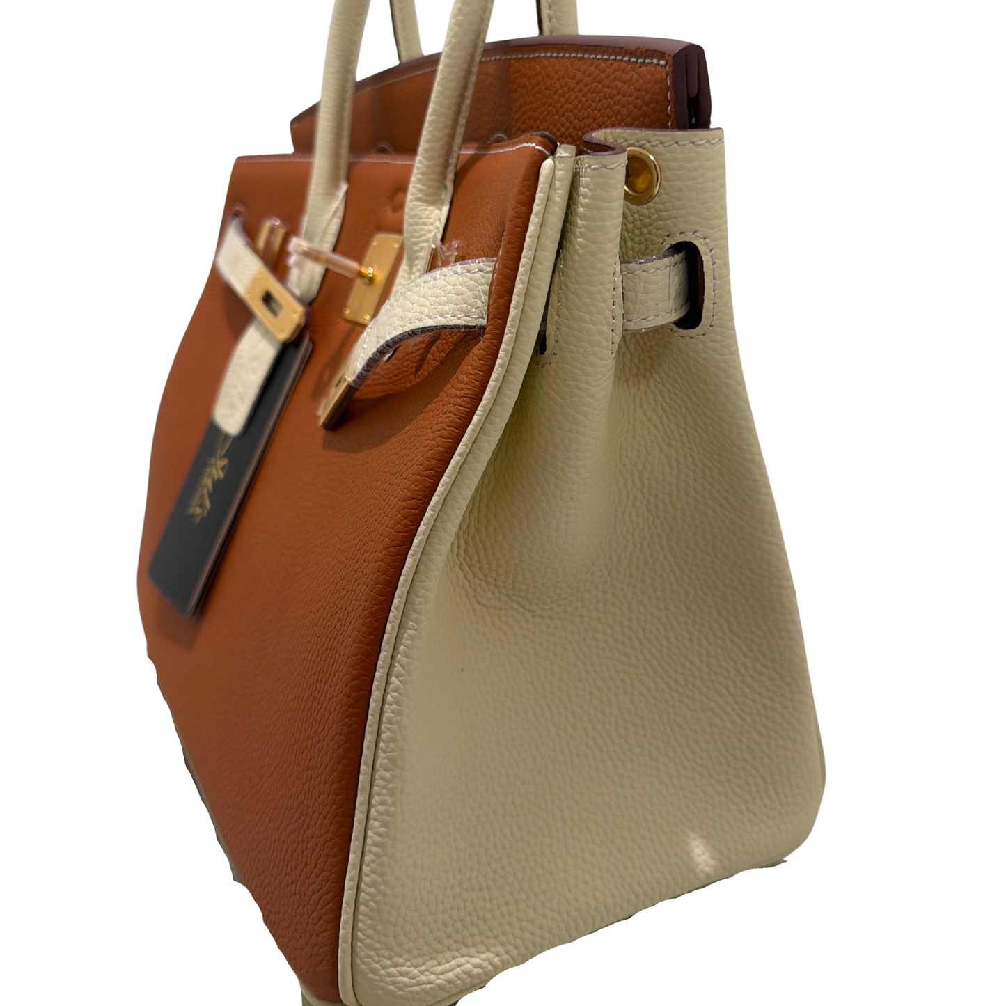 The Miss B Bag Multi Color Brown & Creme