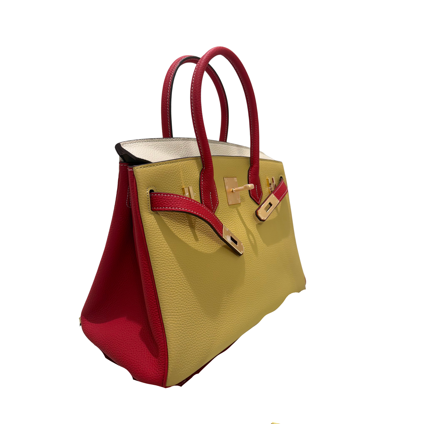 The Miss B Bag Multi Color Yellow,Red,Creme