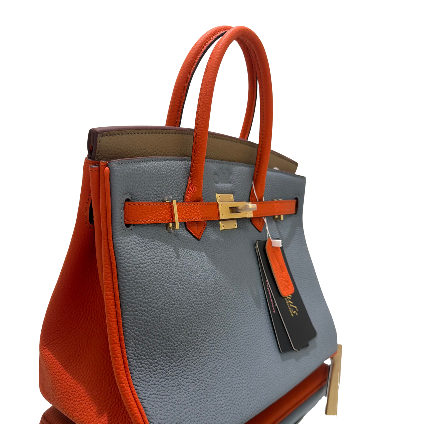 The Miss B Bag Multi Color Blue, Orange,Taupe