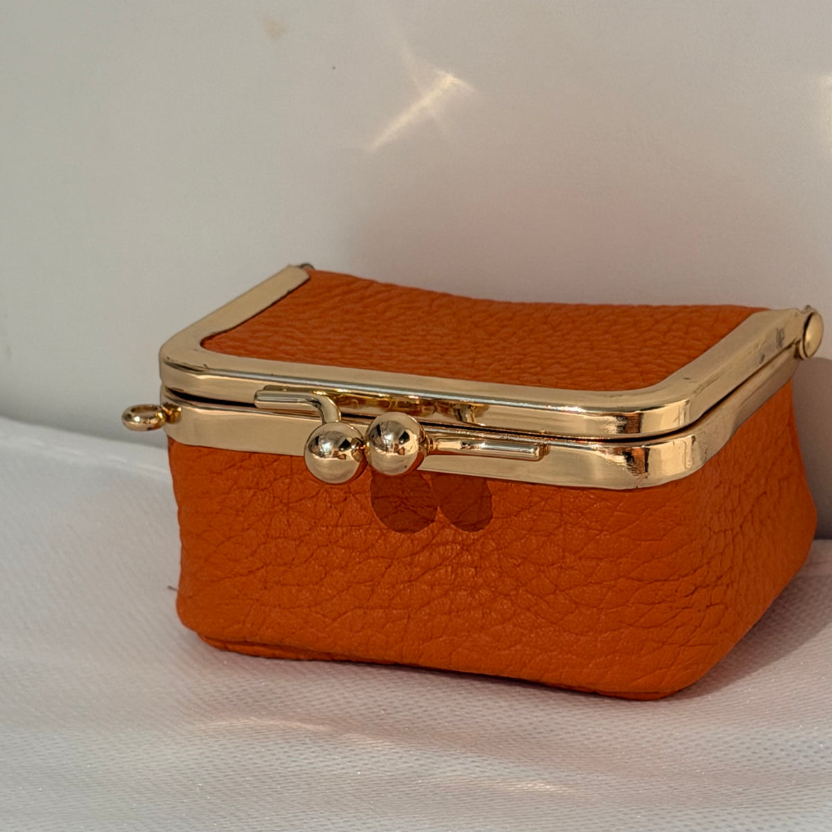 The Box Coin Purse Orange