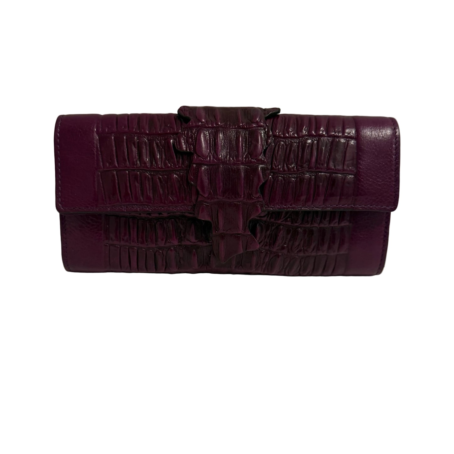 The Gator Wallet -Large Purple