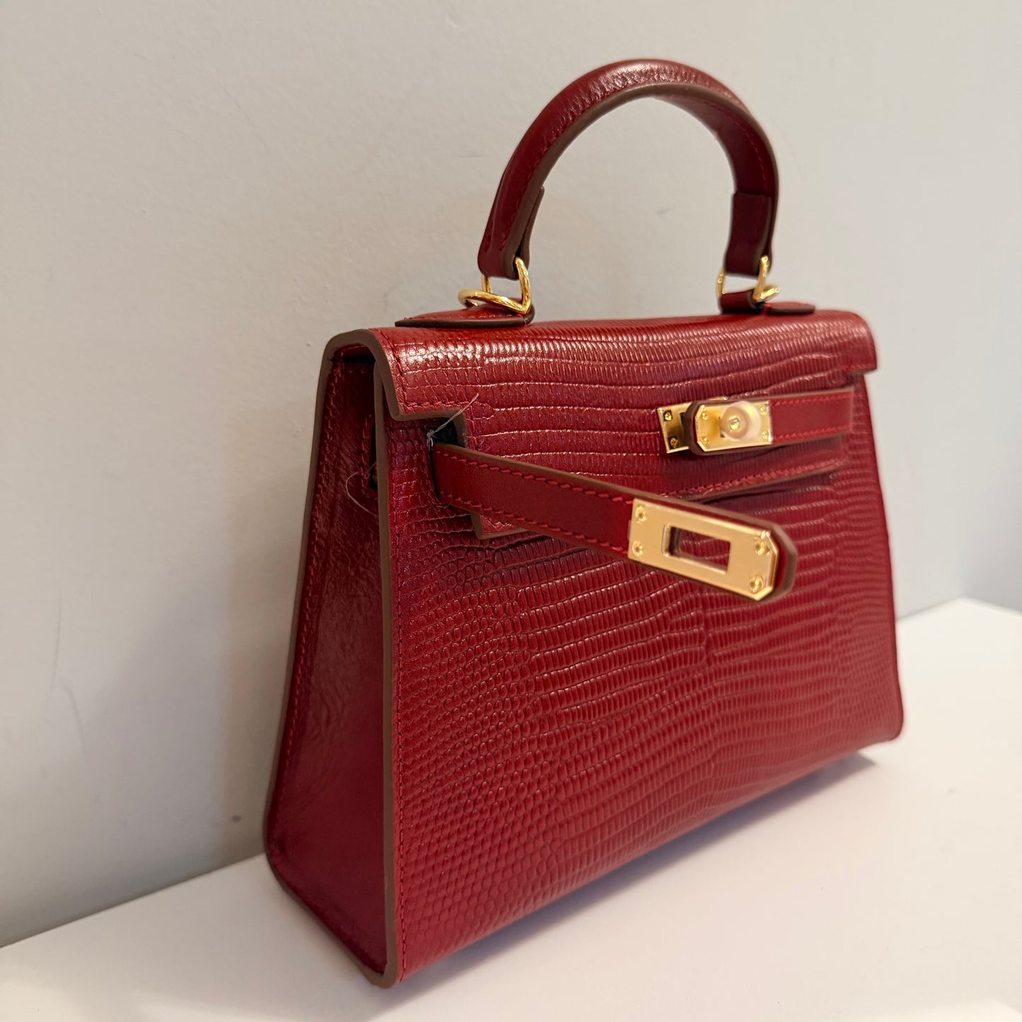 The Monaco Bag Small Burgundy
