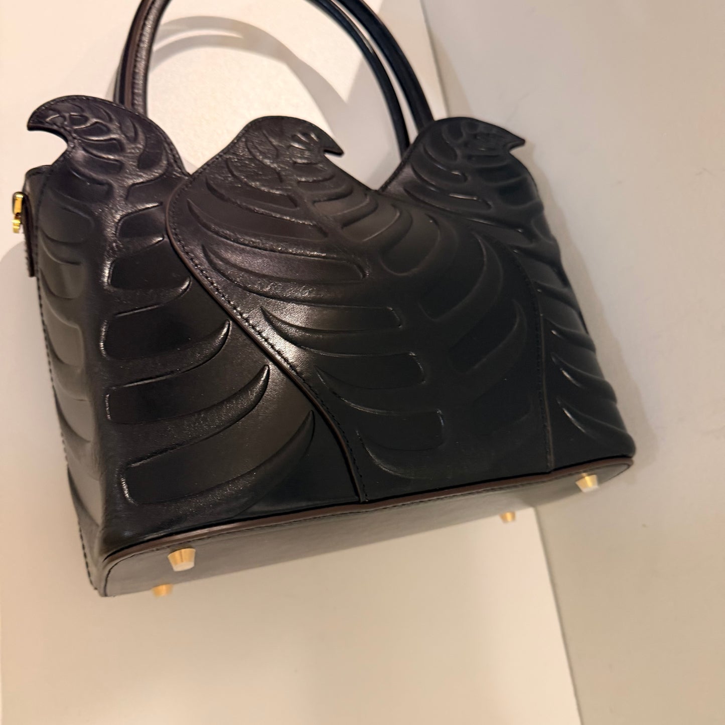 The Rajah Leaf Bag - Black