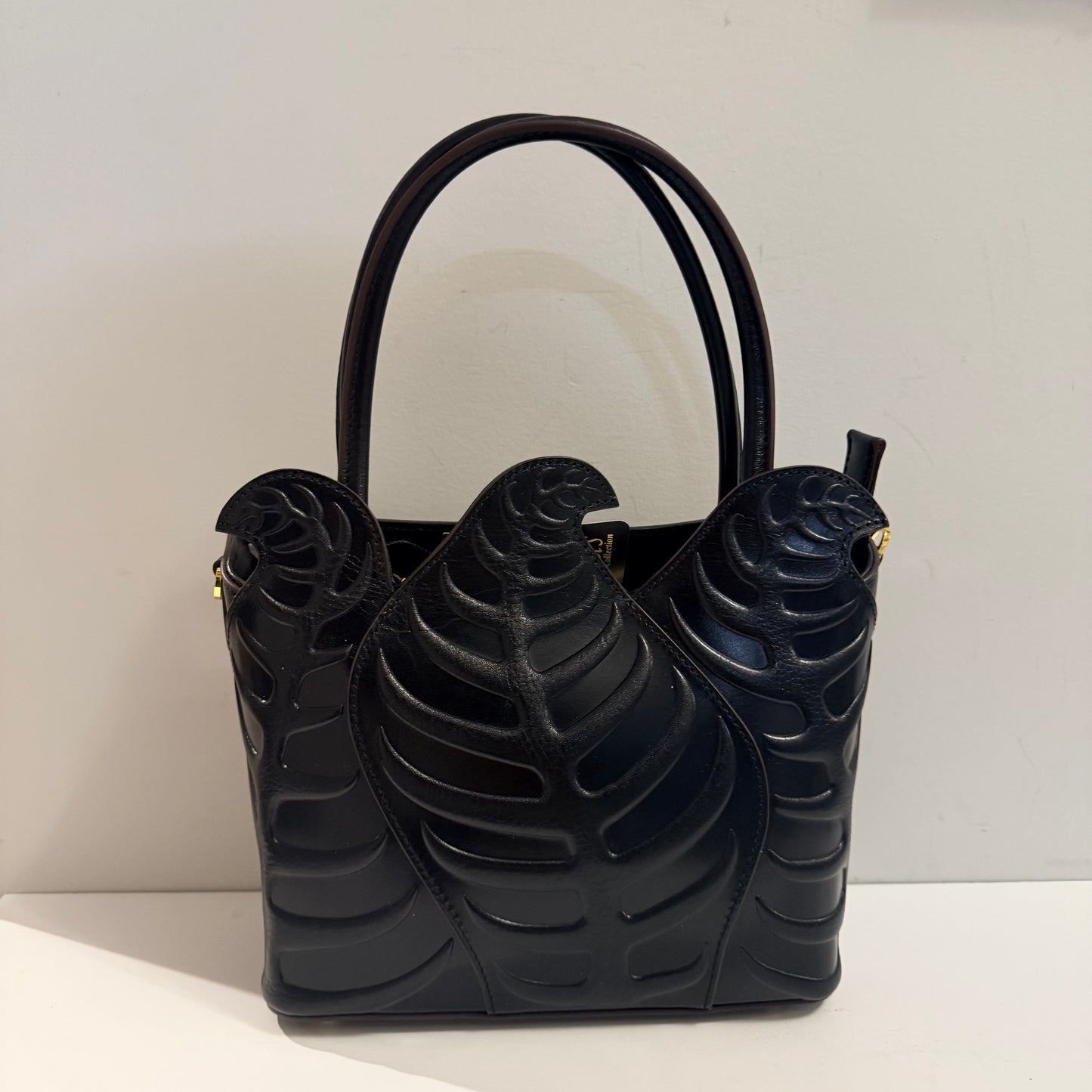 The Rajah Leaf Bag - Black