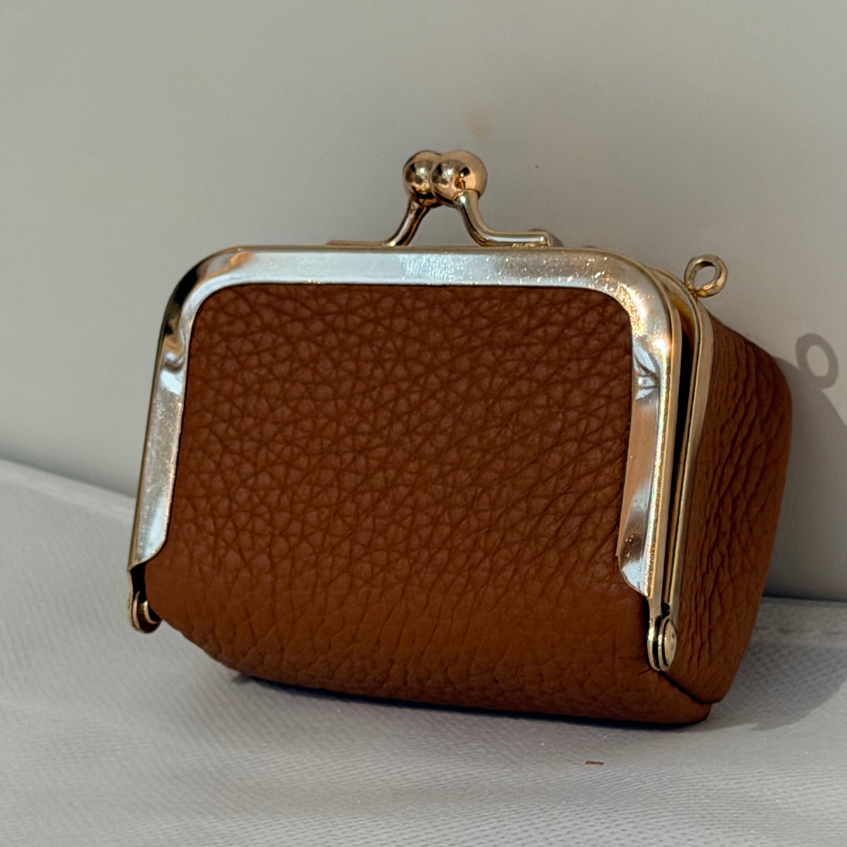 The Box Coin Purse Brown