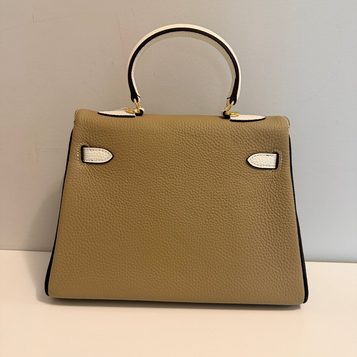 The Eugenia Bag-Taupe White Multi-Color
