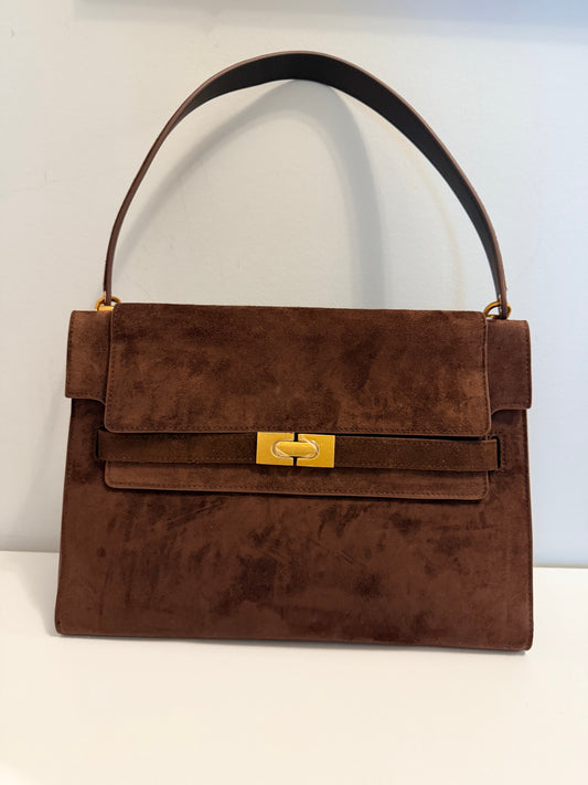 The Cynthia  Bag Dark Brown Medium