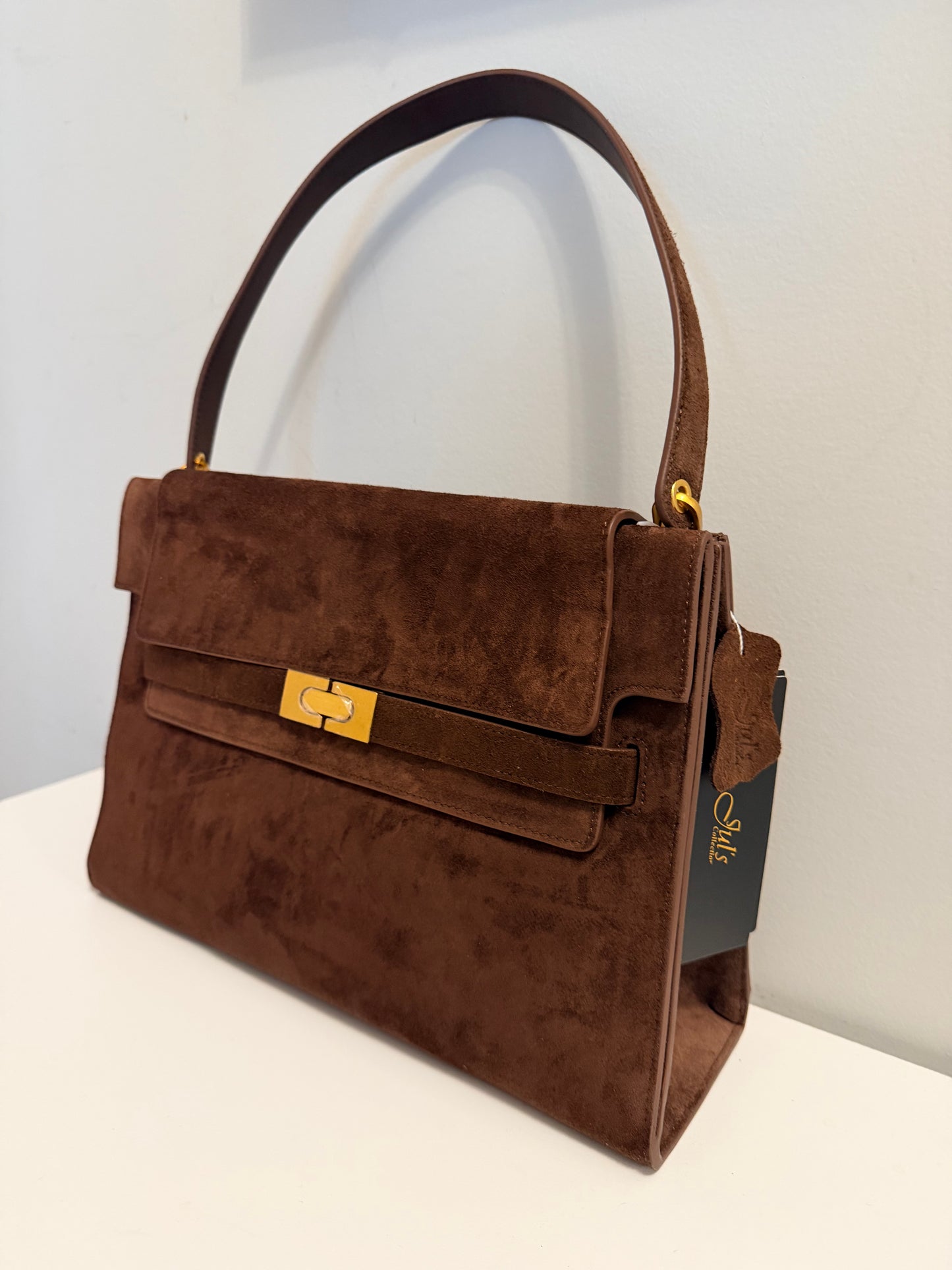 The Cynthia  Bag Dark Brown Medium