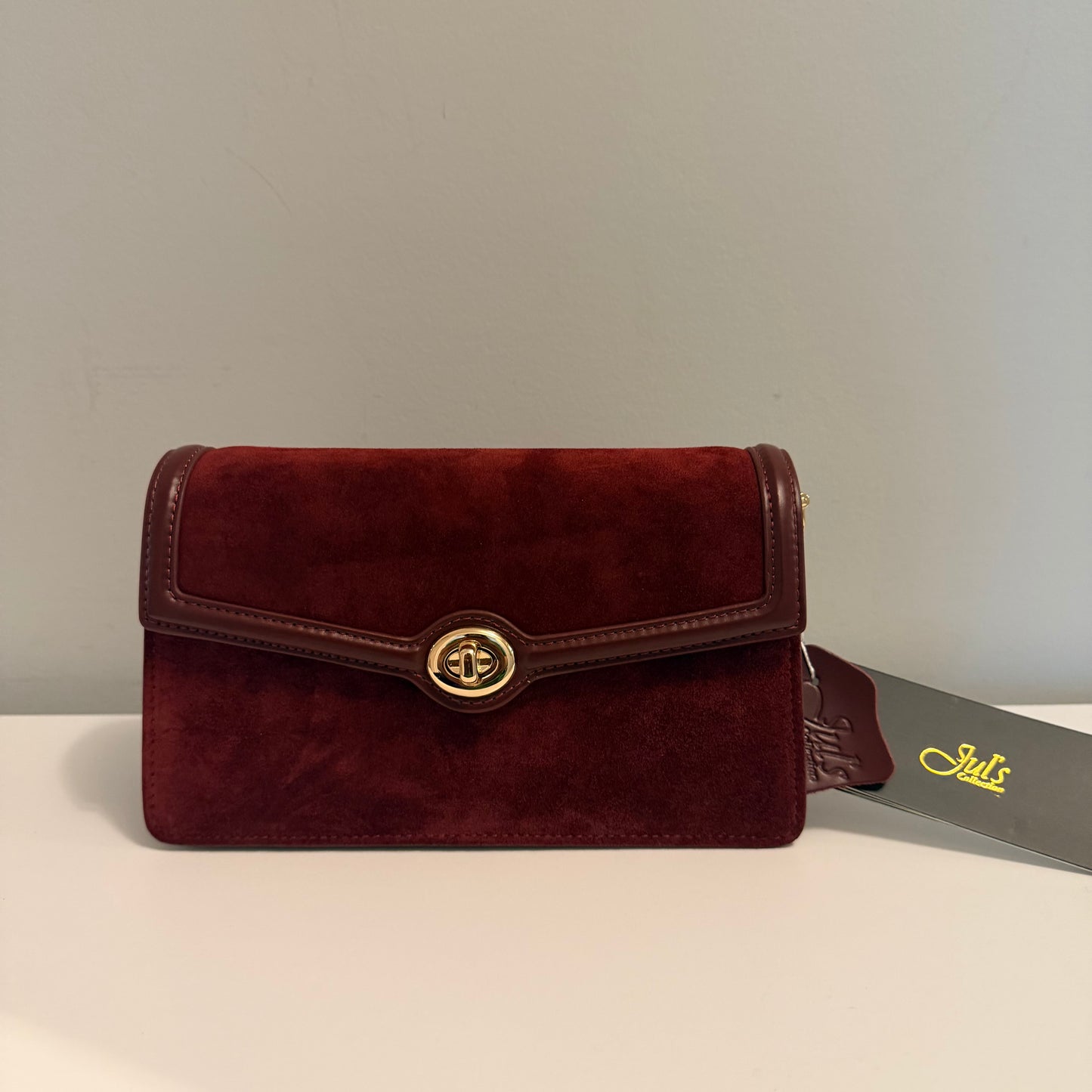 The Sabina Bag Small Burgundy