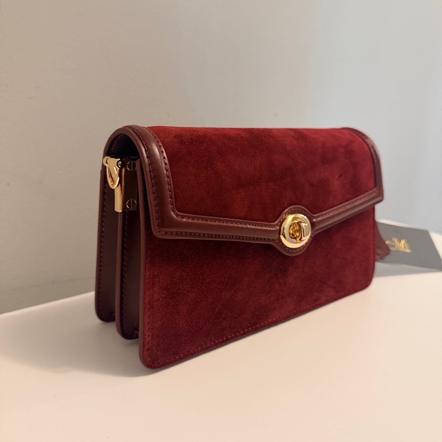 The Sabina Bag Small Burgundy