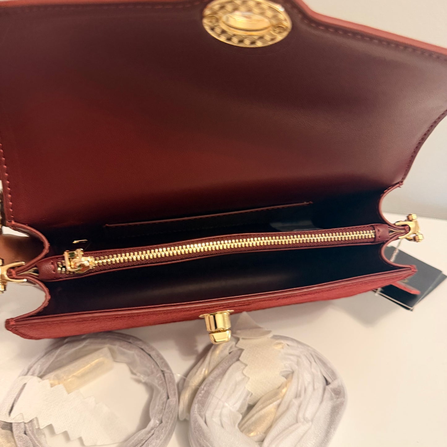 The Sabina Bag Small Burgundy