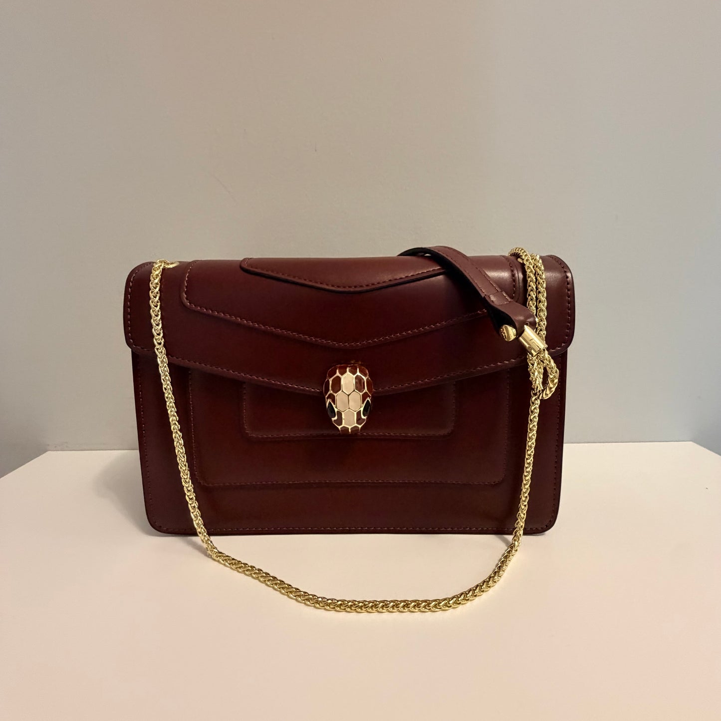 The Fia Bag Large Burgundy