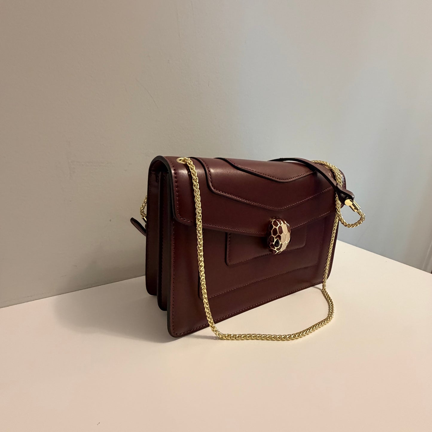 The Fia Bag Large Burgundy