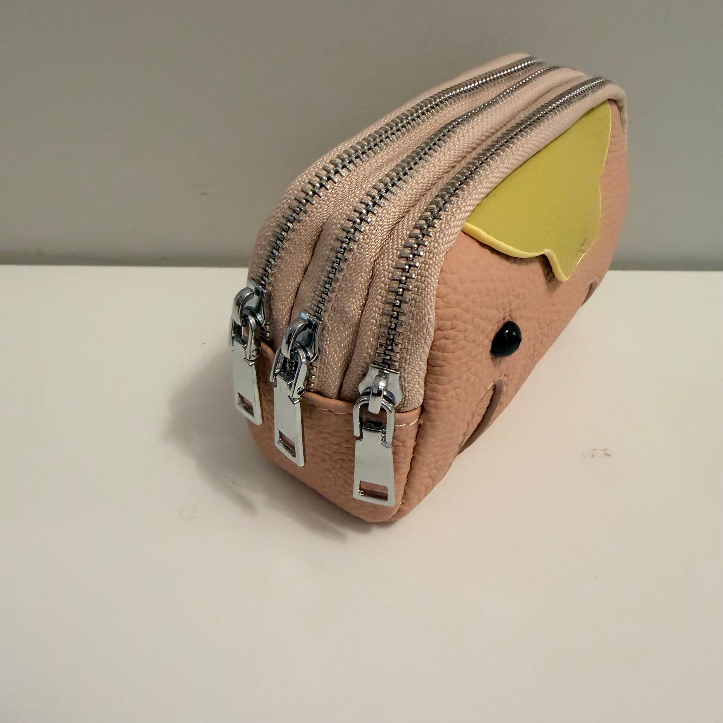 3 Zip Elephant Coin Wallet Pink