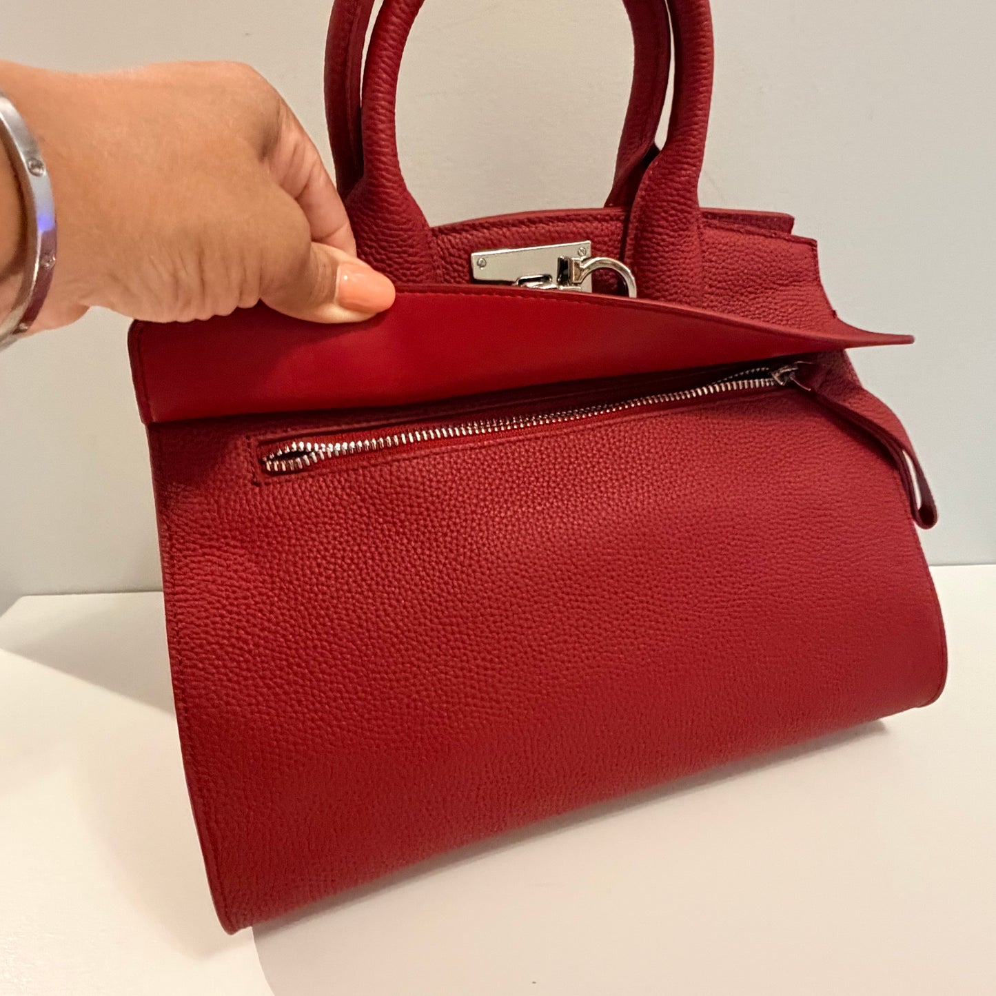 The Jolene Bag Burgundy Large