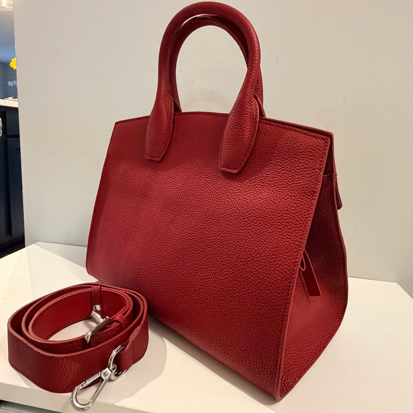 The Jolene Bag Burgundy Large