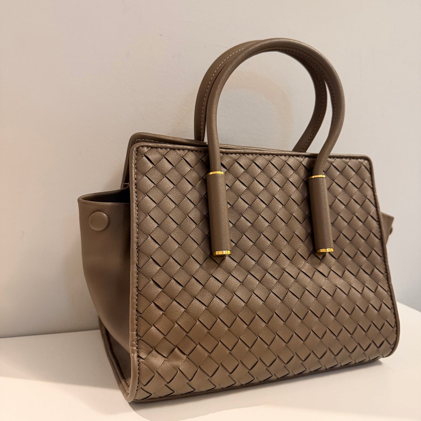 The Pilar Bag Medium Dark Taupe