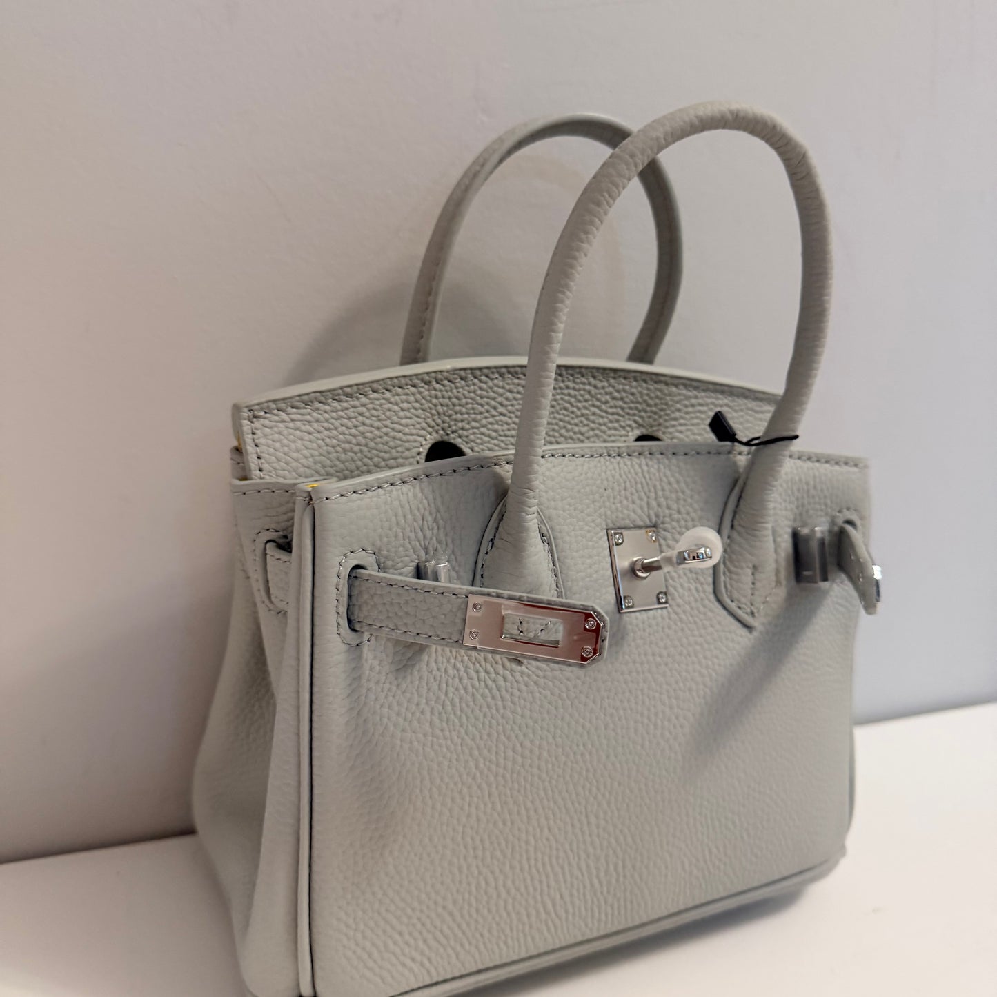 The Mini Madame B Bag - Grey