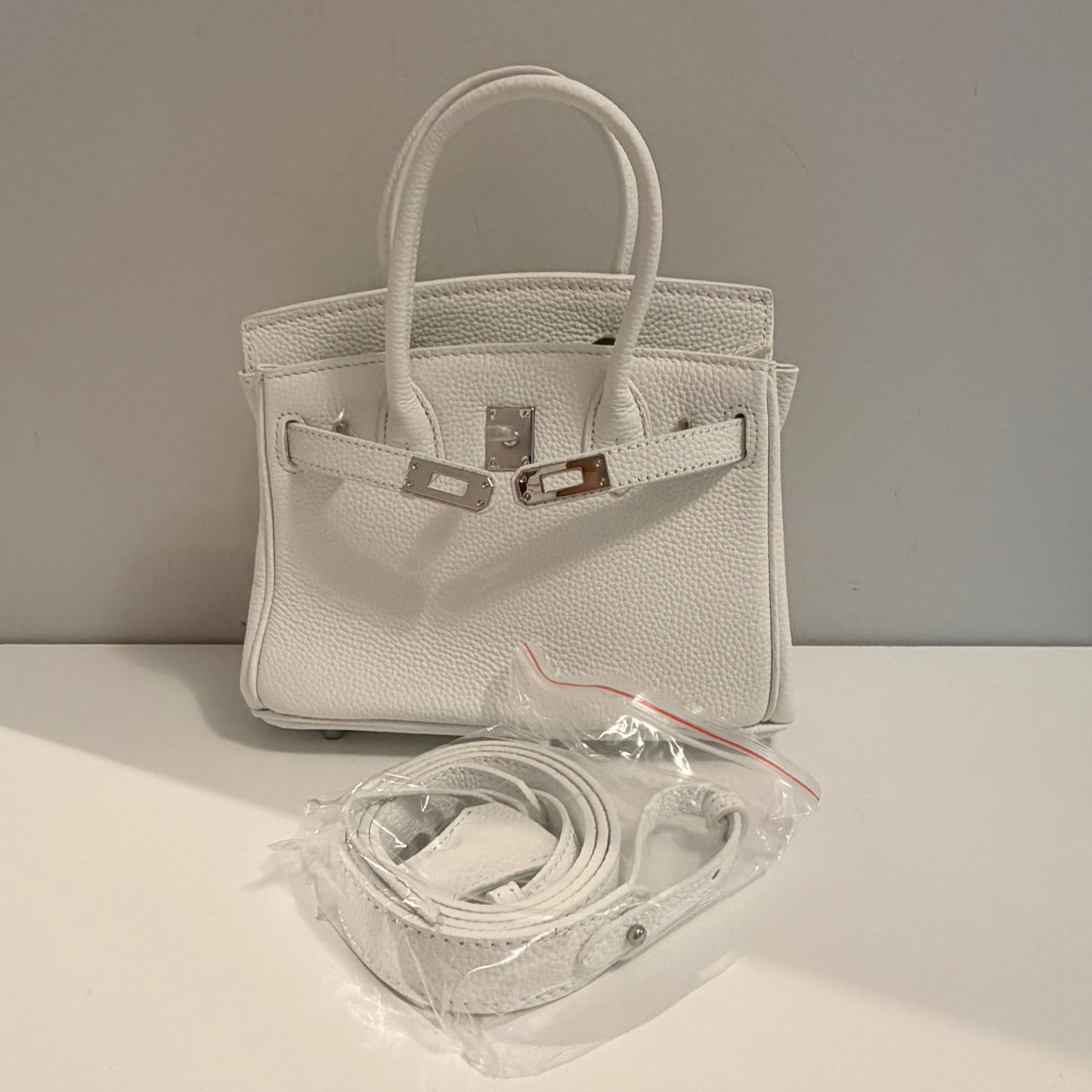 The Mini Madame B Bag - White